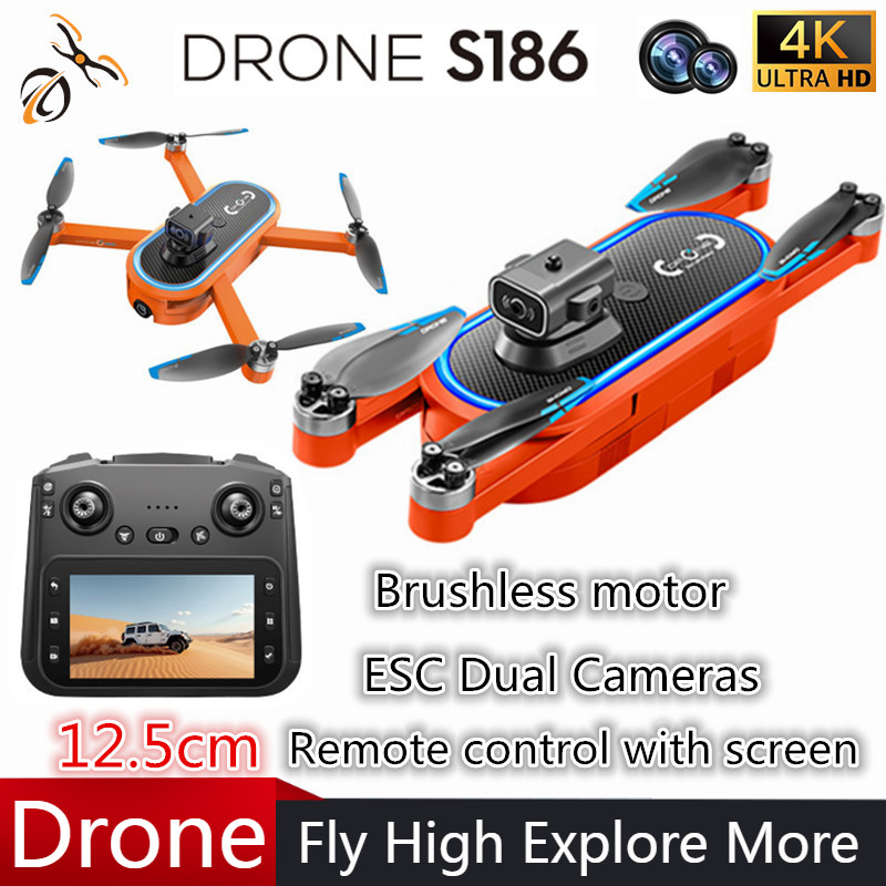 2025 S186 Drone Professional 4 - Drone Gimbal 2 Axis 评论和价格