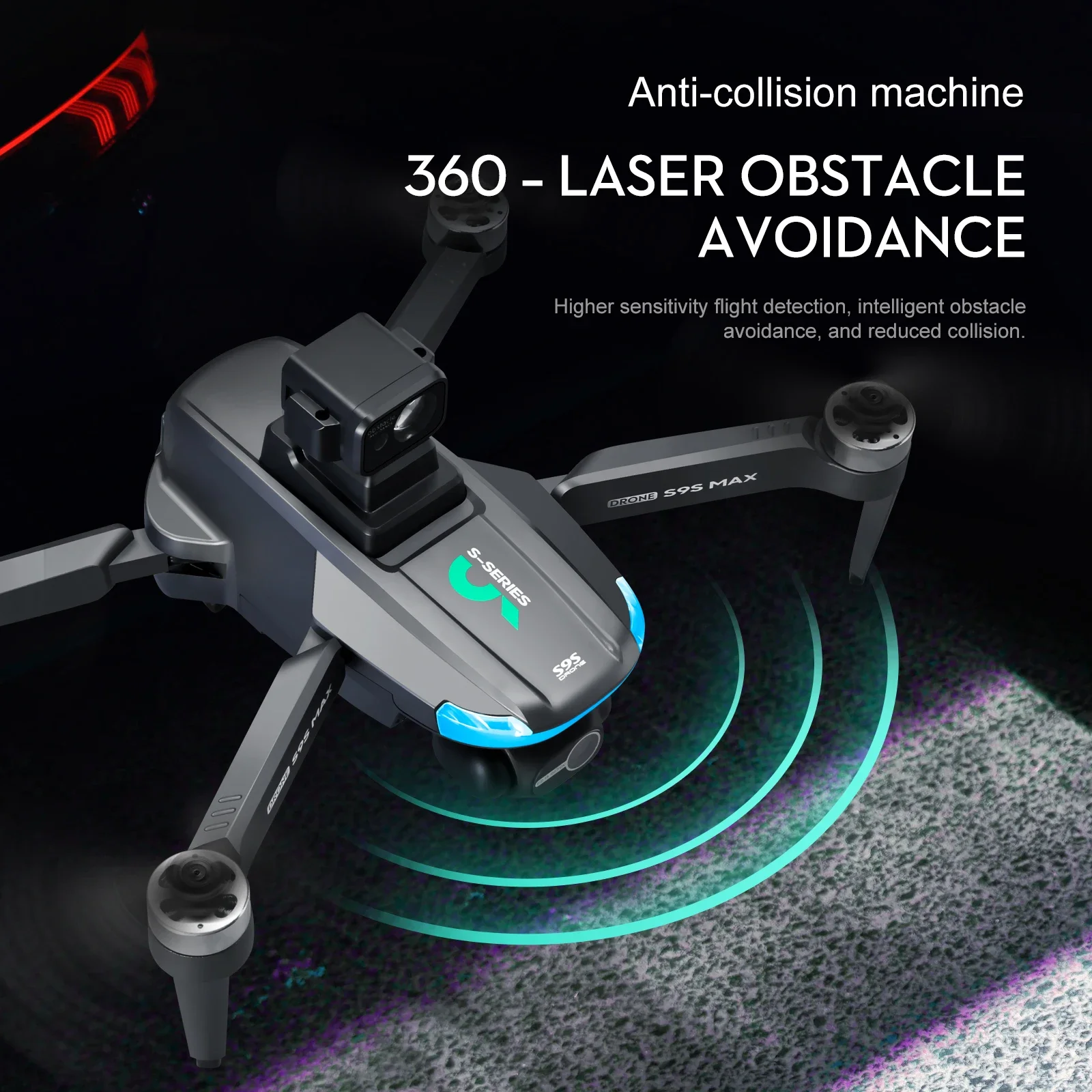 NEW S9S MAX MINI Drone 4K 2-Ax - Drone Gimbal 2 Axis 评论和价格
