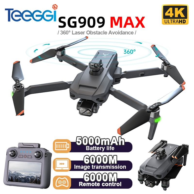 Teeggi SG909 MAX GPS Drone Wit - Drone Gimbal 3 Axis 评论和价格